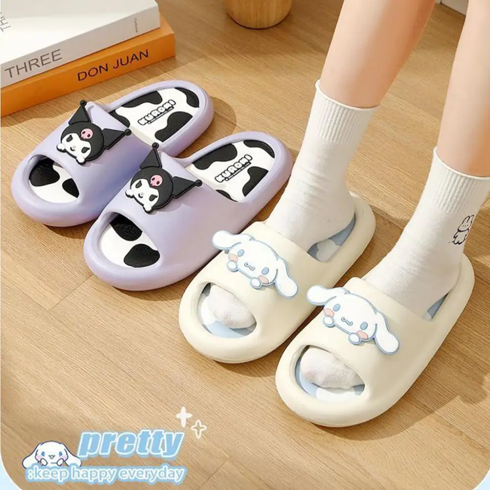 Your Home Bathroom - Cartoon Sanrio Cinnamoroll Kuromi Slippers Women