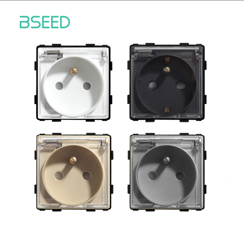 Bathroom Home Improvement - BSEED French Plug Wall Socket With