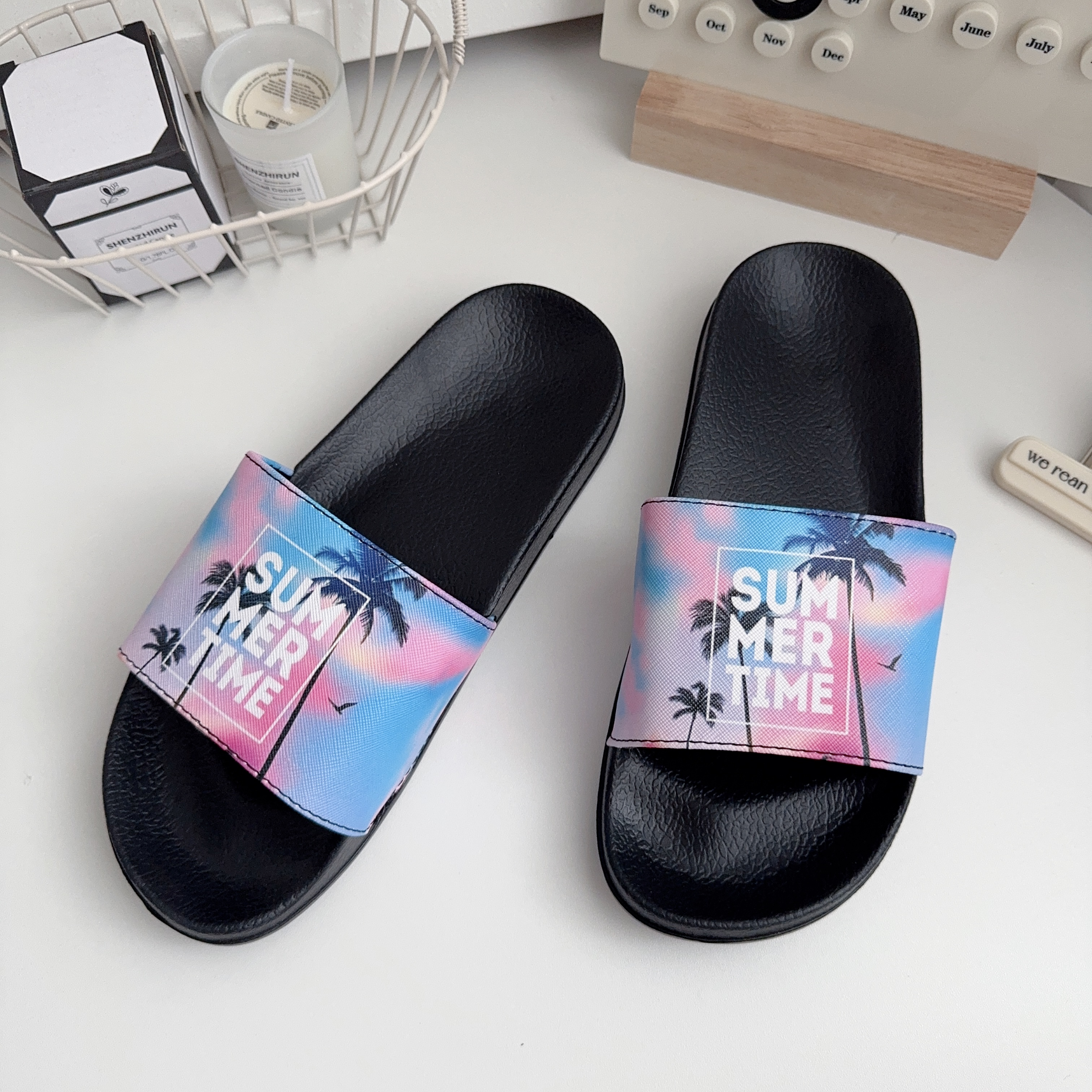 Your Home Bathroom - Women's Coconut Tree Summer Scenery Pattern