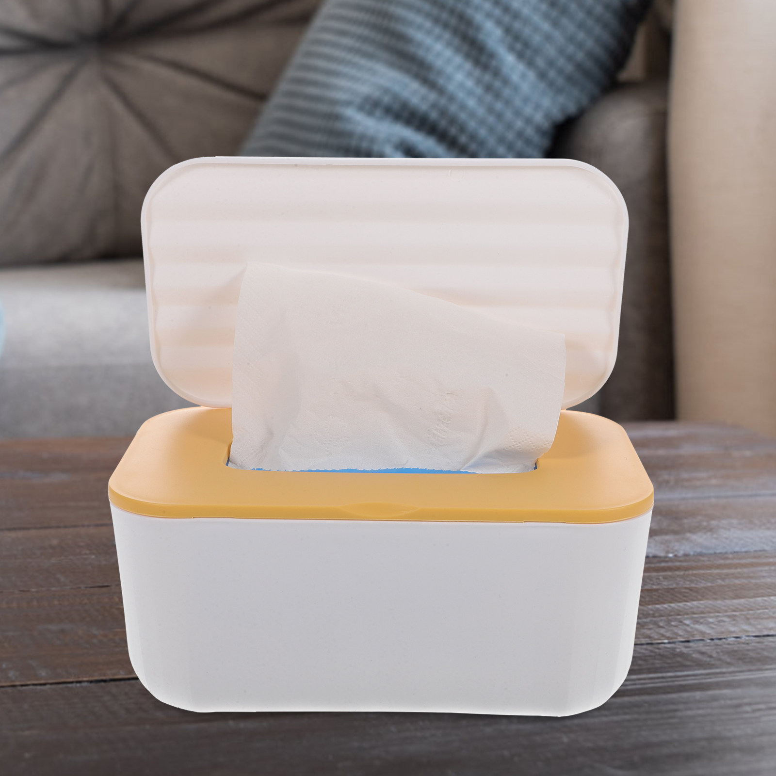 Home Bathroom Paper Towel Dispenser - Modern Dustproof PP Tissue Storage Box