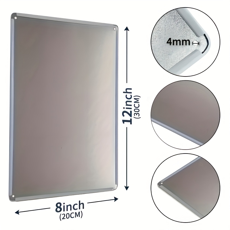 Stylish Female Metal Tin Sign  - Home Bathroom Wall Decor avis et prix