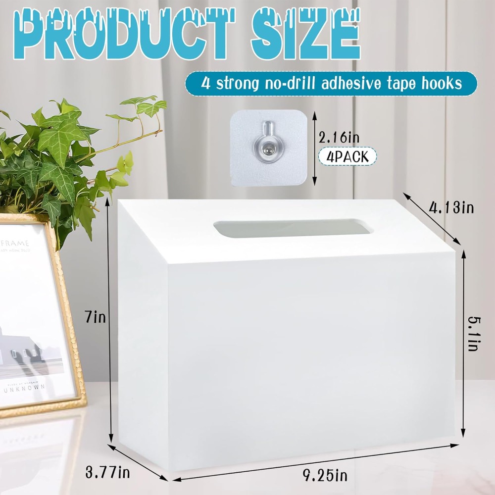 Acrylic Hand Towel Box Cover H - Home Bathroom Paper Towel Dispenser avis et prix