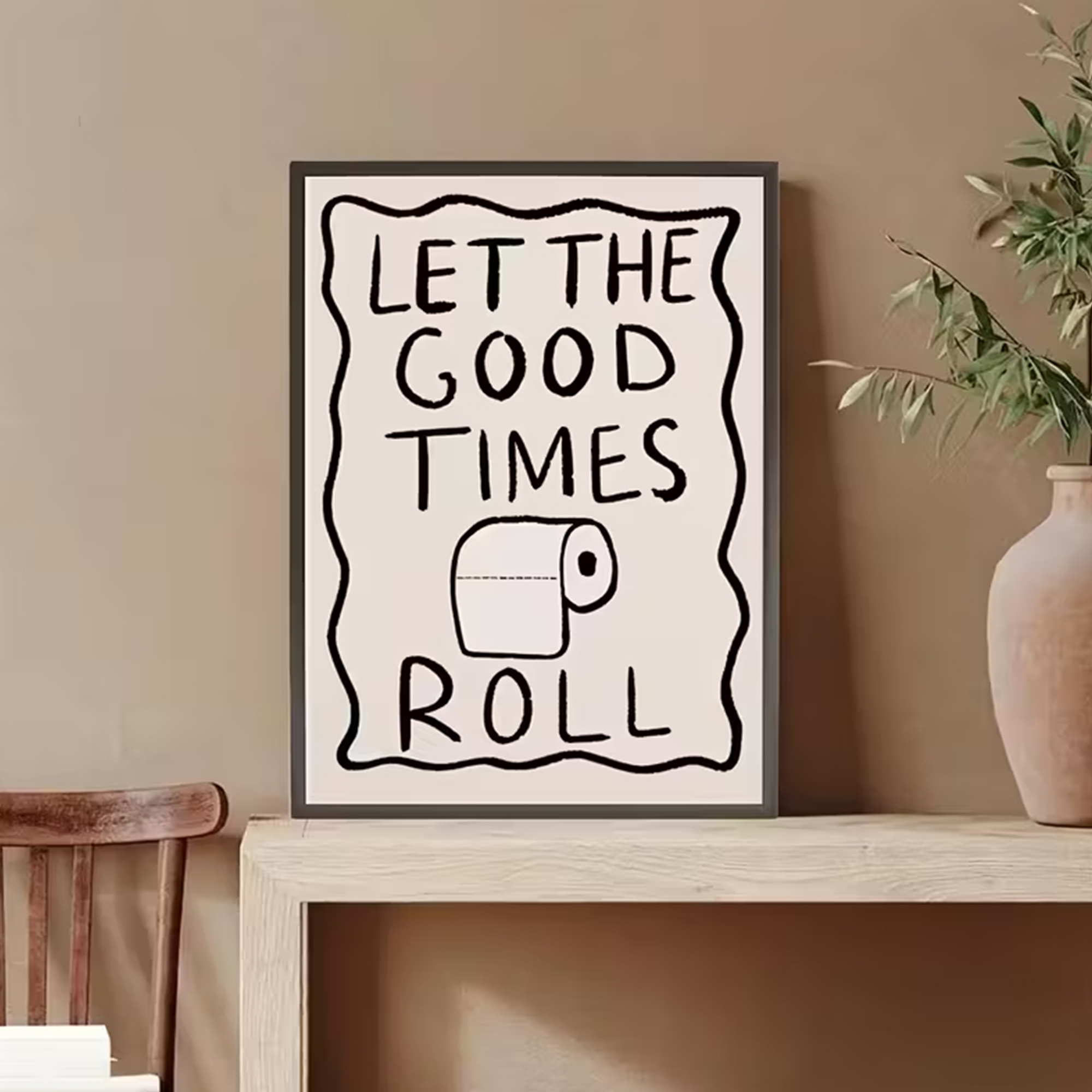Funny Toilet  Let The G00d Tim - Home Bathroom Wall Decor avis et prix