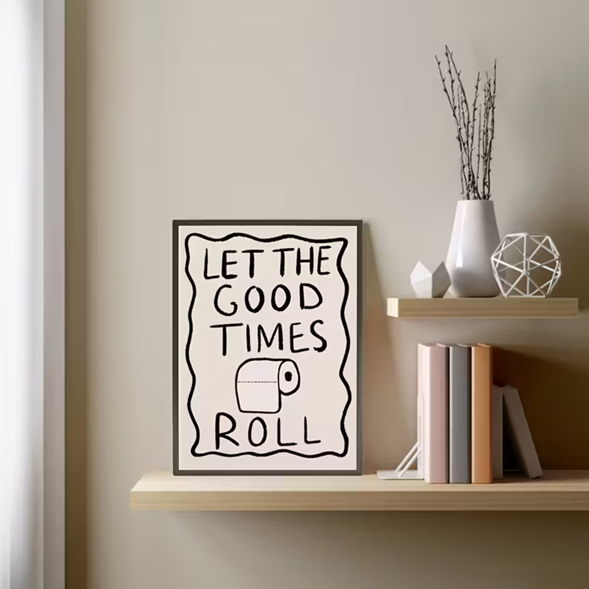 Funny Toilet  Let The G00d Tim - Home Bathroom Wall Decor avis et prix