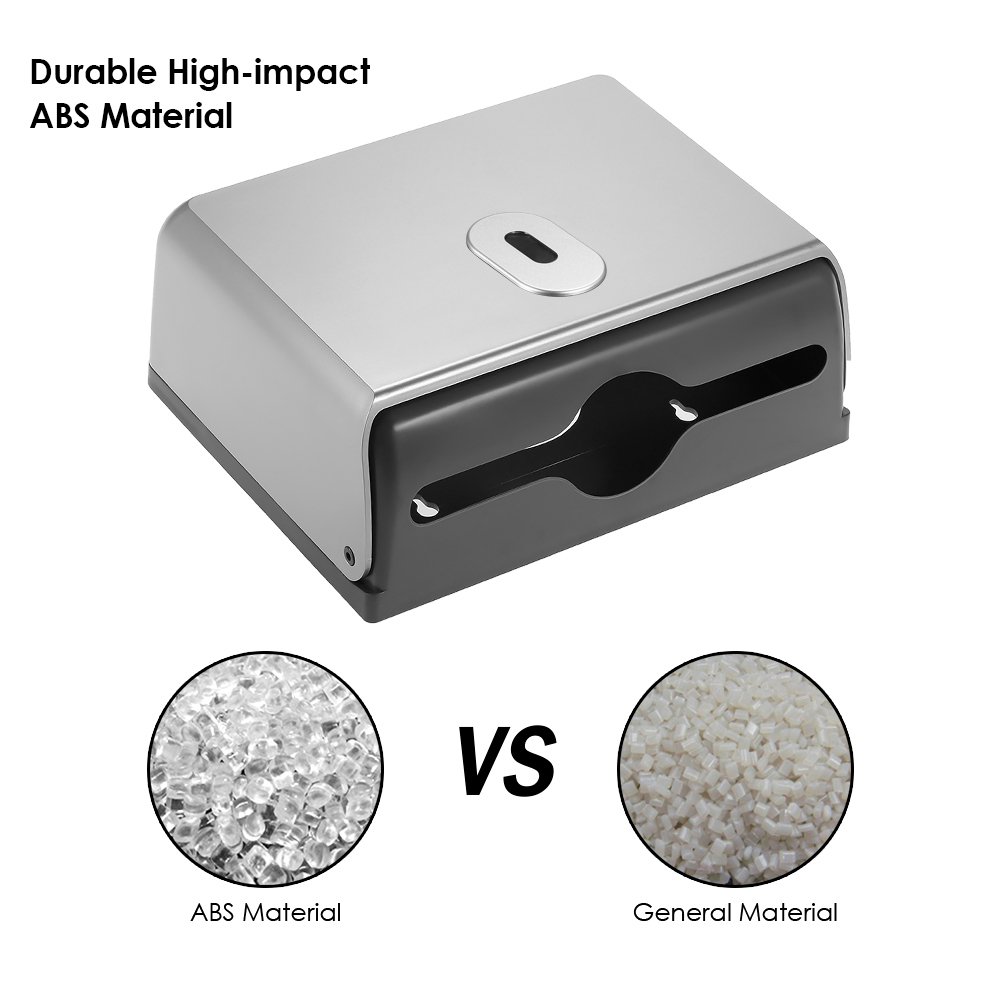 ABS Material Rectangular Wall- - Home Bathroom Paper Towel Dispenser avis et prix