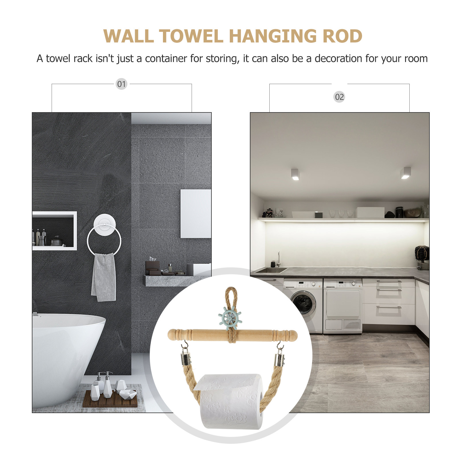 Mediterranean Paper Towel Hold - Home Bathroom Paper Towel Dispenser avis et prix