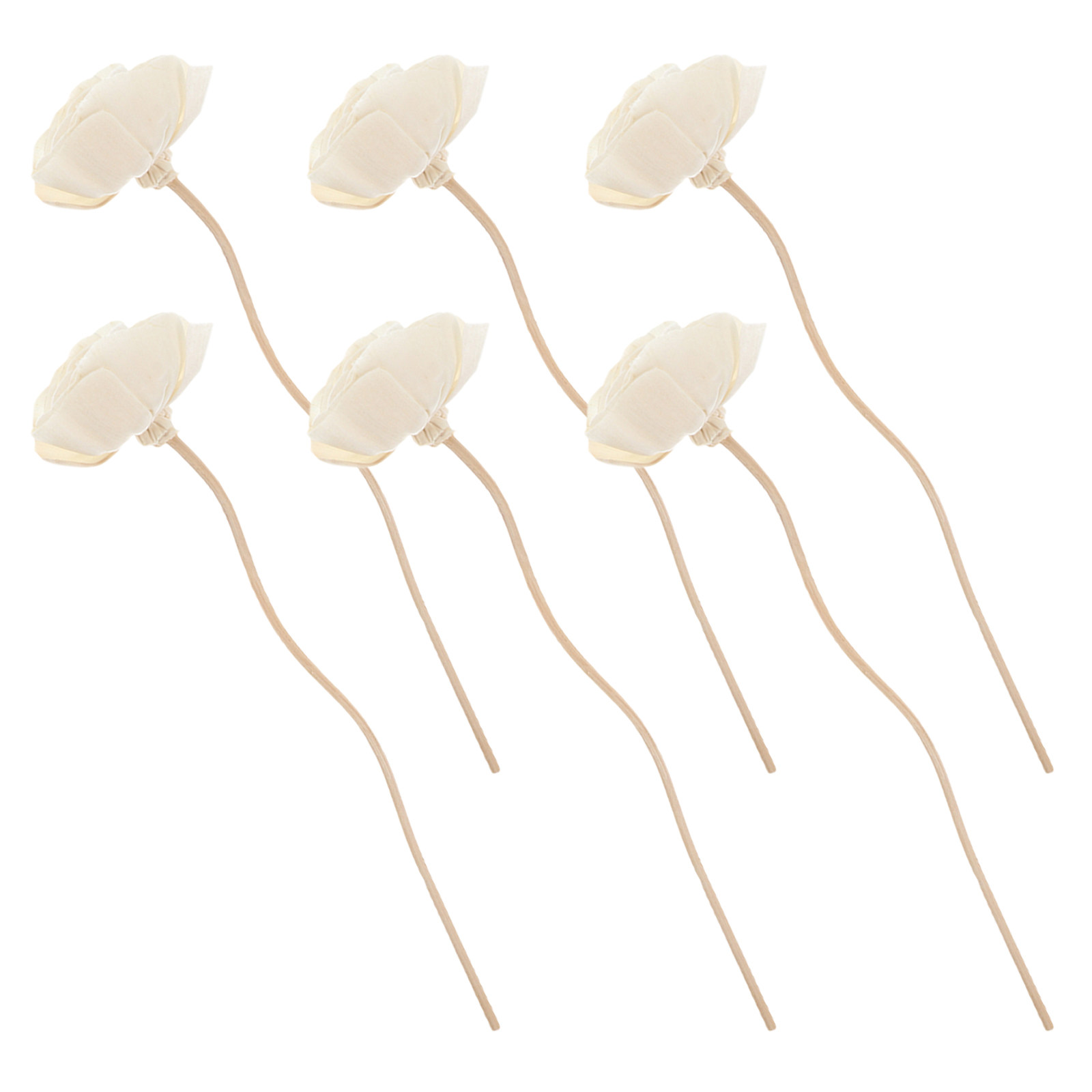 6Pcs Flower-Designed Rattan Di - Home Bathroom Essentials avis et prix