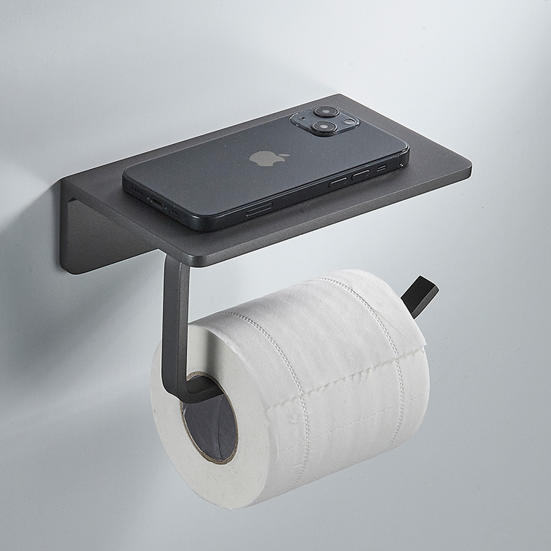 Aluminum Grey/Black Paper Towe - Home Bathroom Paper Towel Dispenser avis et prix