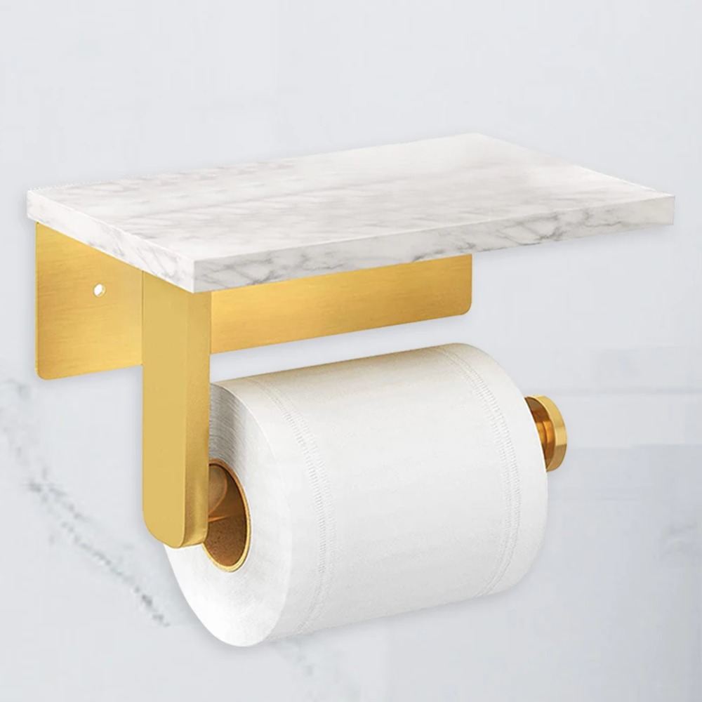 Marble Paper Storage Rack Meta - Home Bathroom Paper Towel Dispenser avis et prix