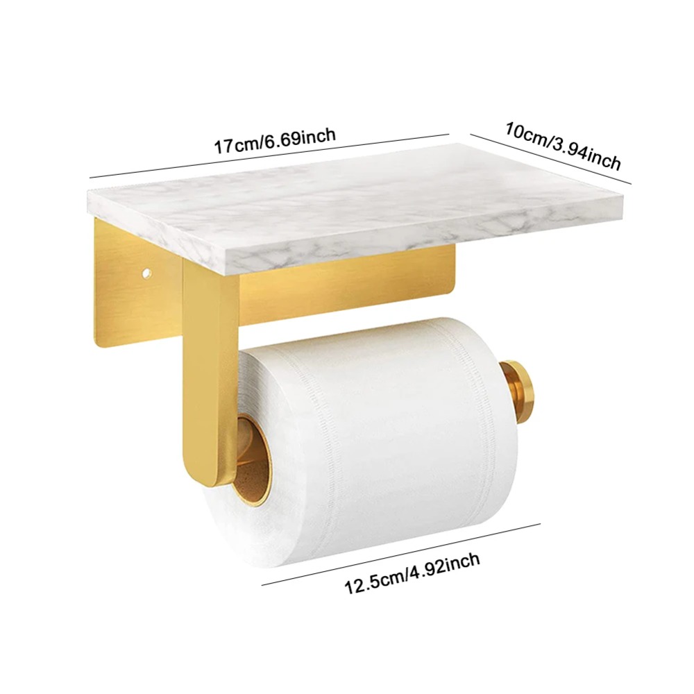 Marble Paper Storage Rack Meta - Home Bathroom Paper Towel Dispenser avis et prix