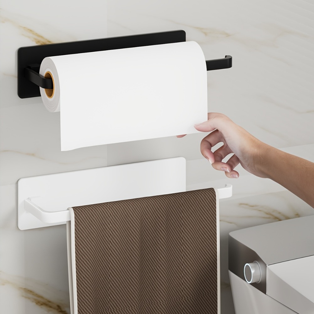 1pc Kitchen Towel Holder - Han - Home Bathroom Paper Towel Dispenser avis et prix