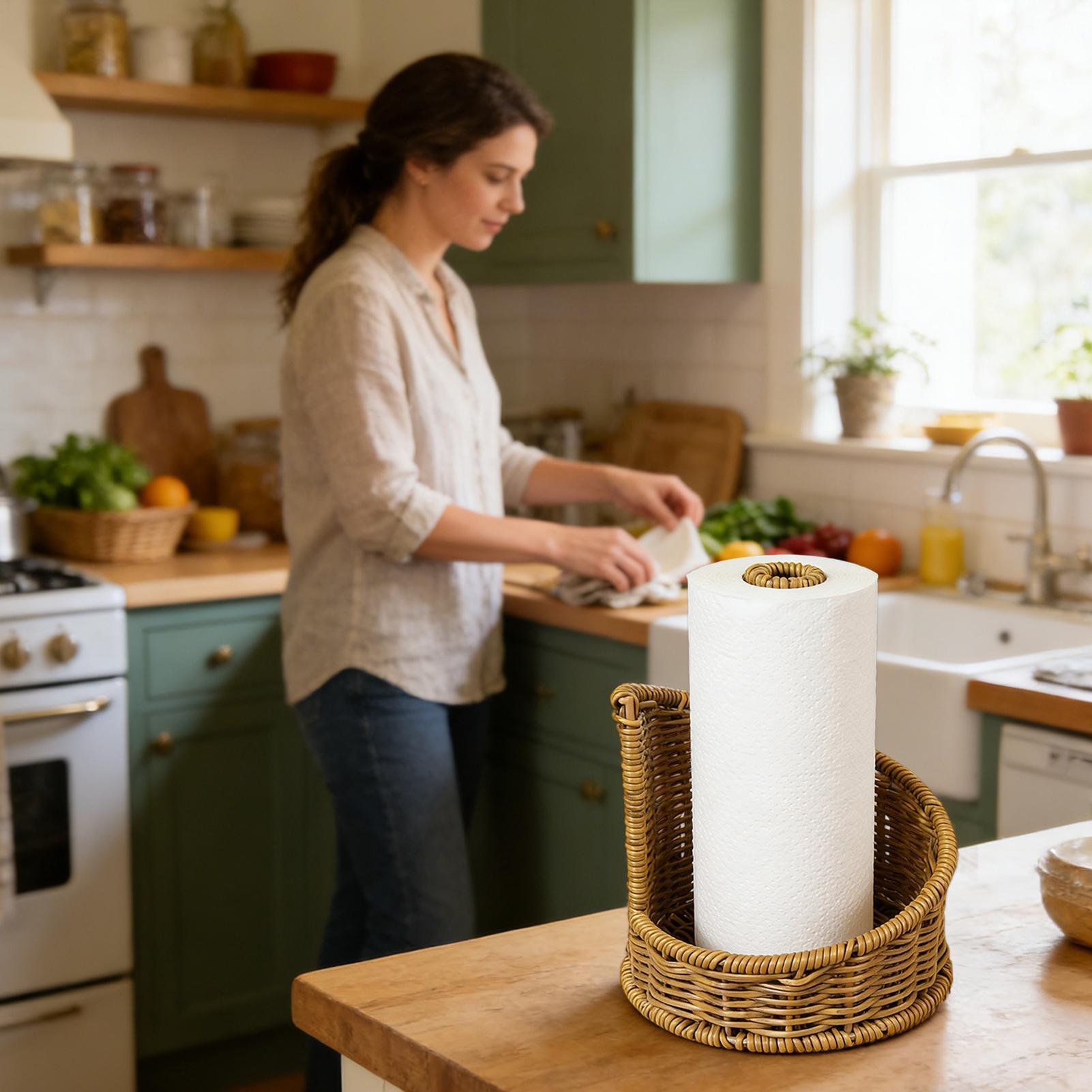 Farmhouse Toilet Paper Holder  - Home Bathroom Paper Towel Dispenser avis et prix