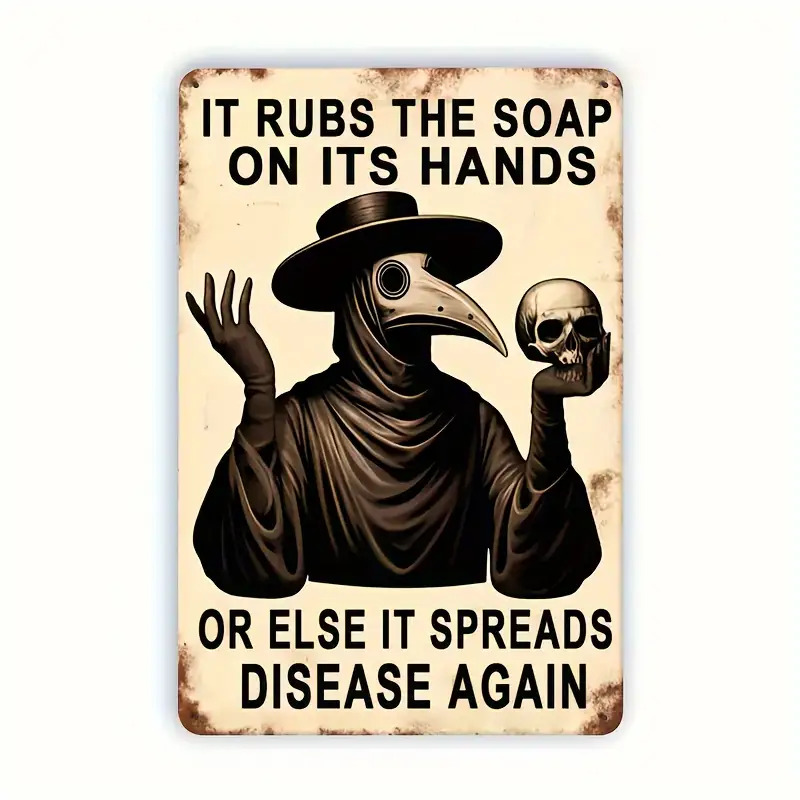 Vintage Hand Washing Reminder, - Home Bathroom Wall Decor avis et prix