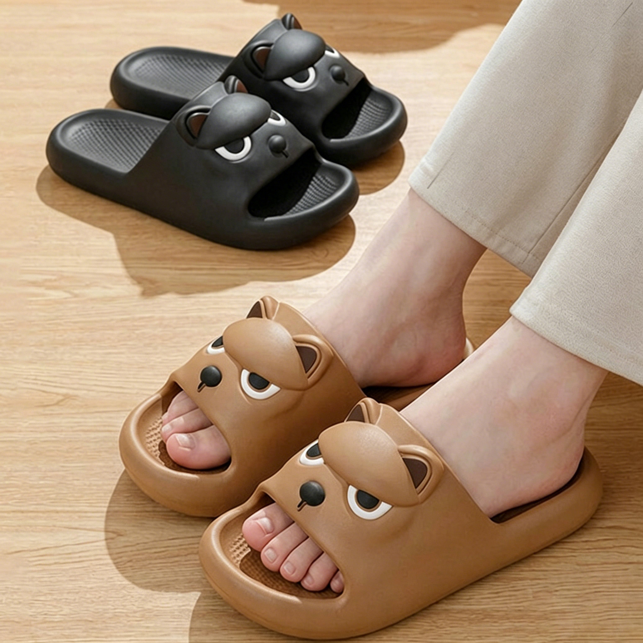 Cartoon Cute Dog Eva Soft Sole - Your Home Bathroom avis et prix