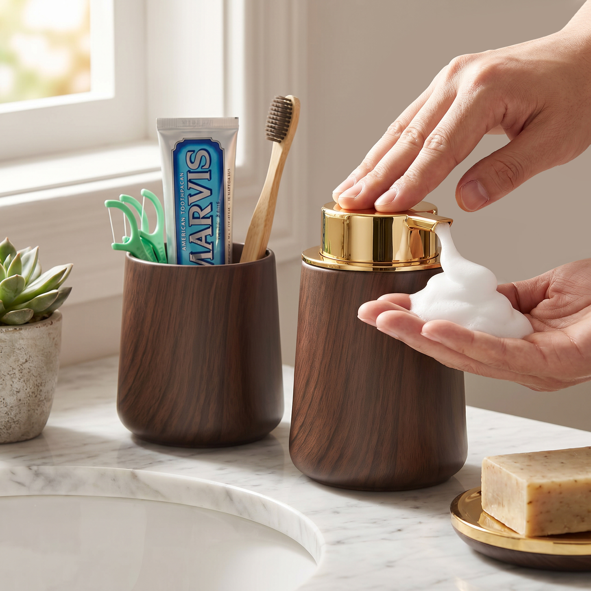Elegant Hand Soap Dispenser an - Home Bathroom Essentials avis et prix