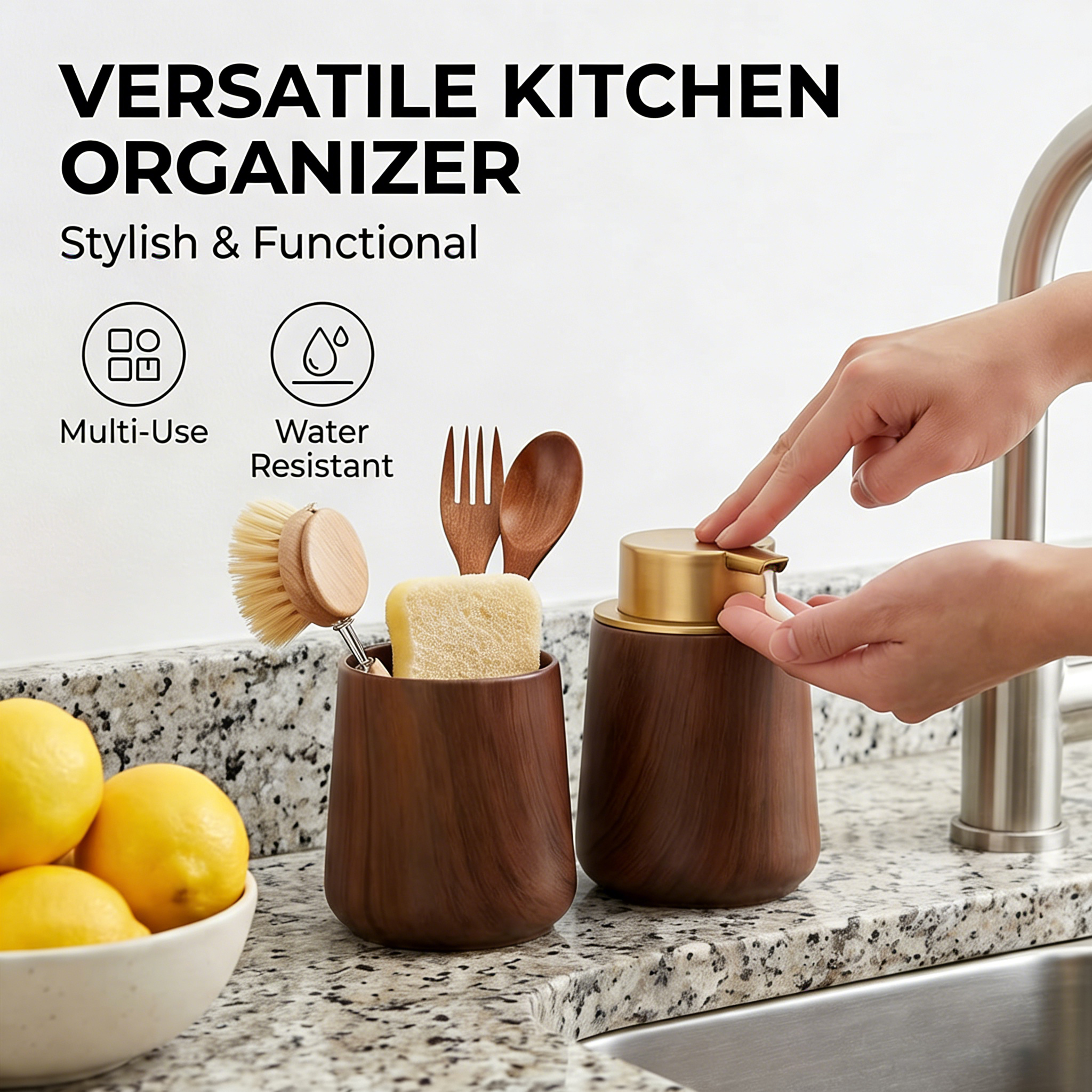 Elegant Hand Soap Dispenser an - Home Bathroom Essentials avis et prix