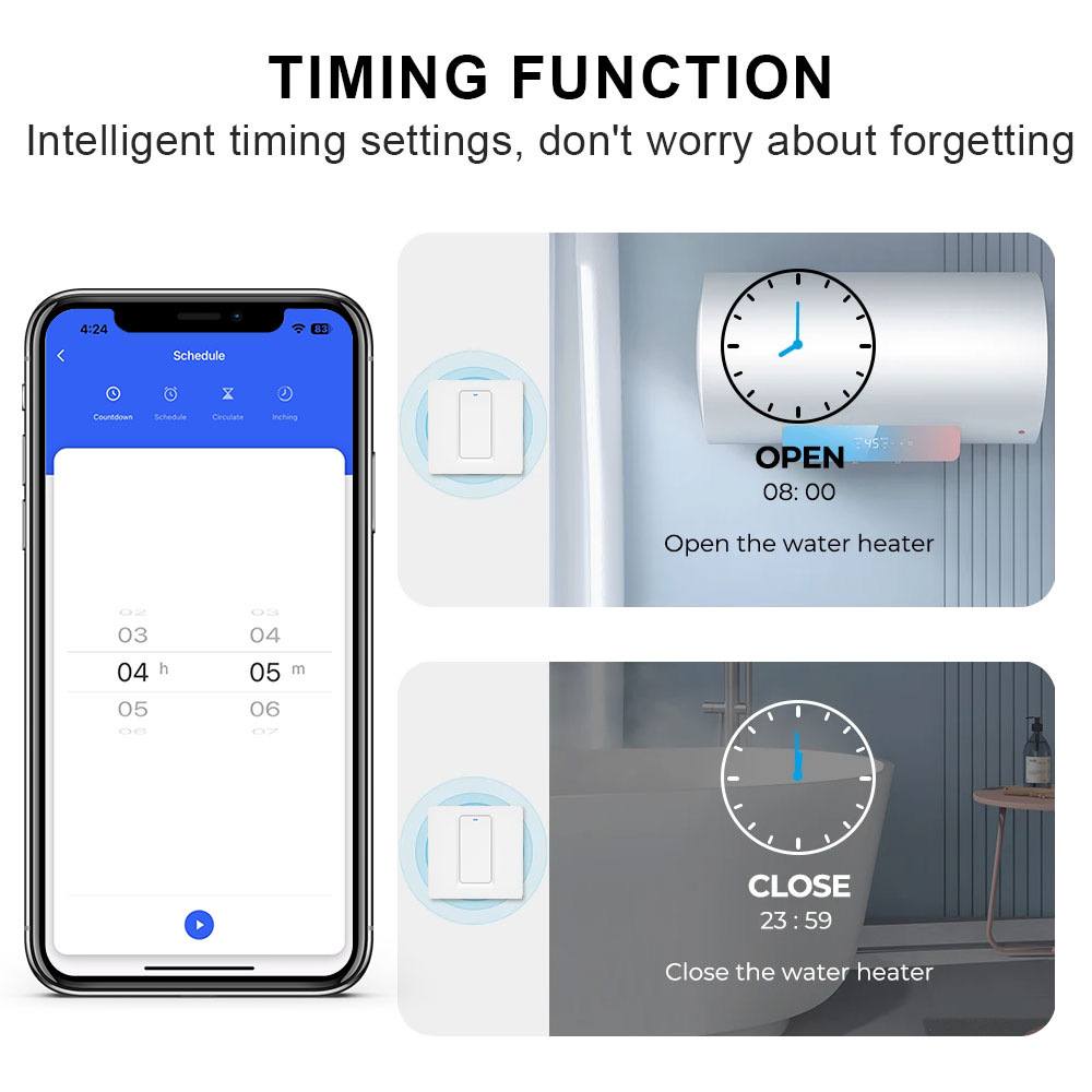 Smart Water Heater Switch/WiFi - Bathroom Home Improvement avis et prix