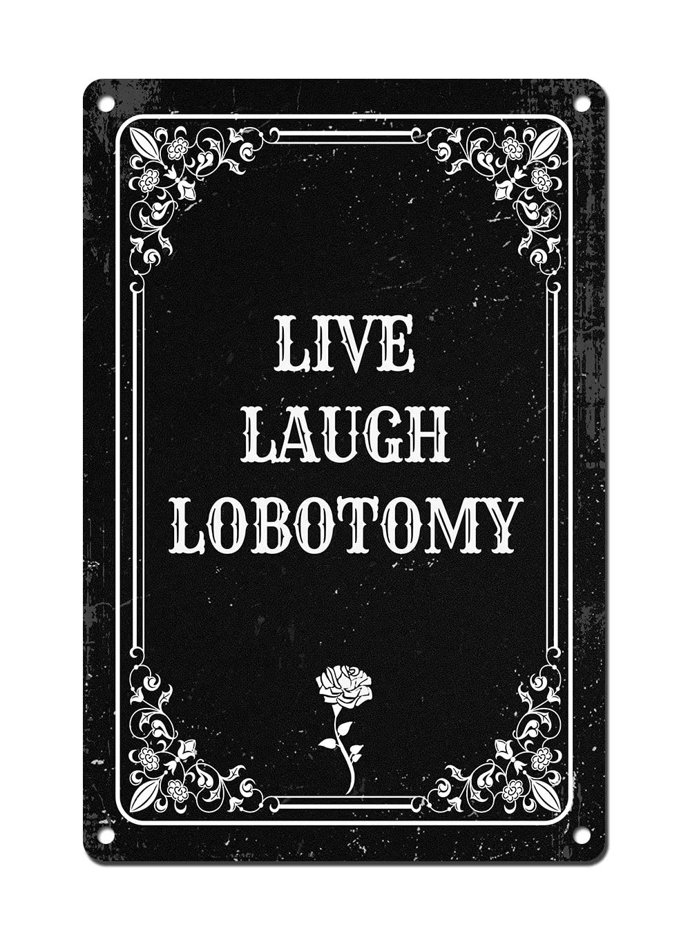Live Laugh Lobotomy - Vintage  - Home Bathroom Wall Decor avis et prix