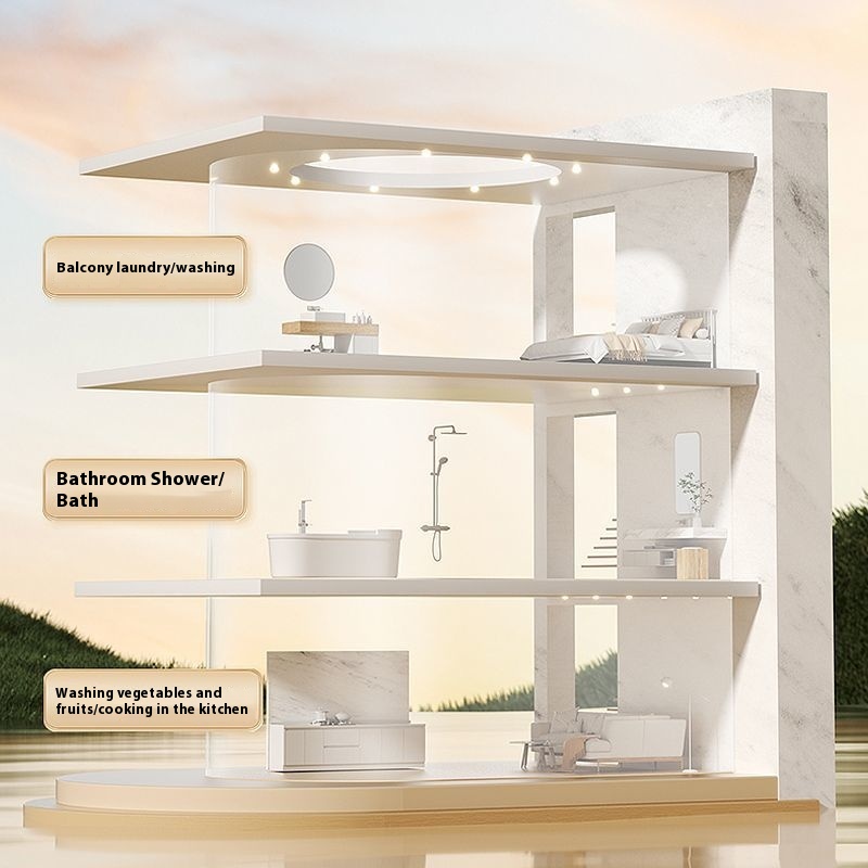Pre-shower head, shower set fo - Home In Bathroom avis et prix