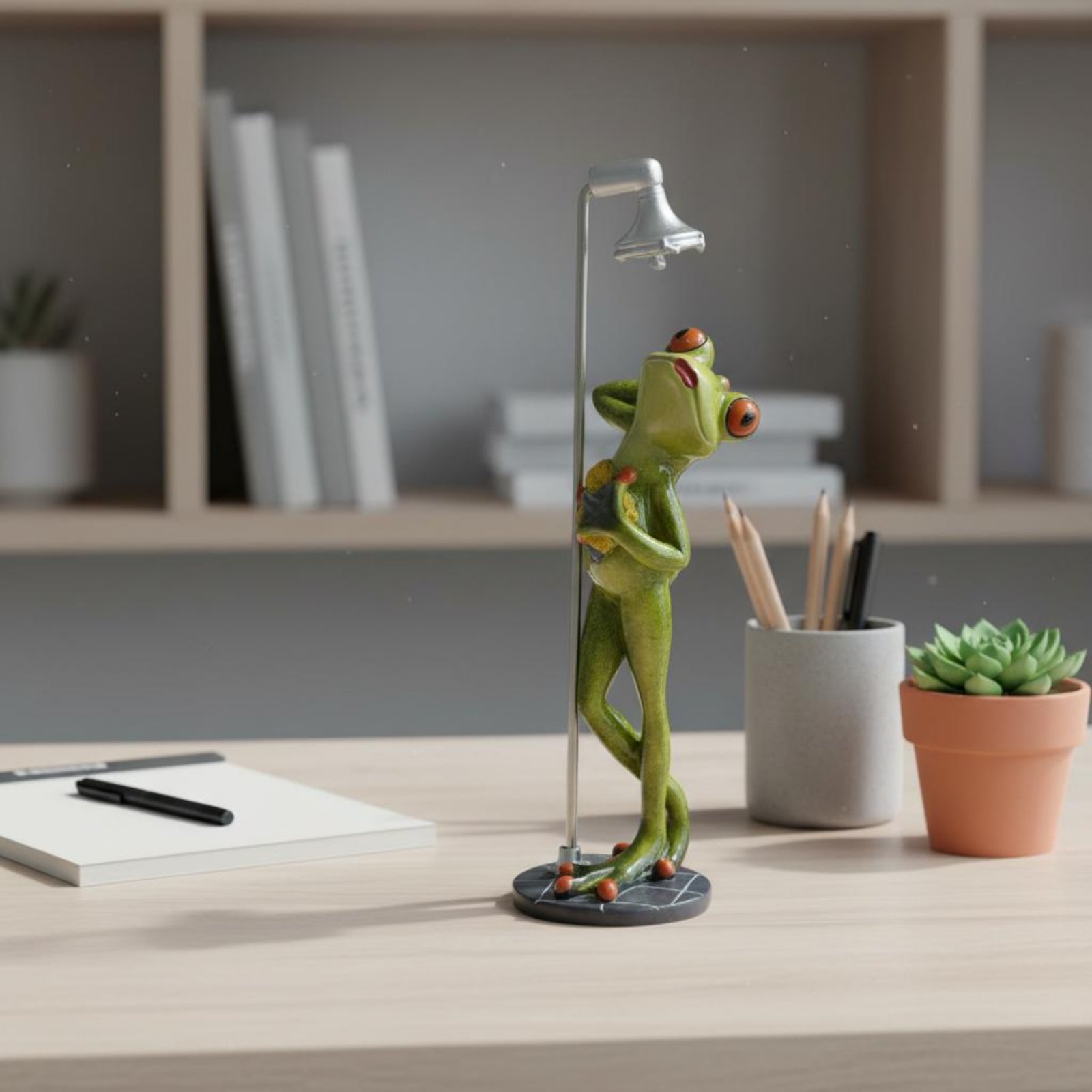 Showering Frog Figurine Great  - Home In Bathroom avis et prix