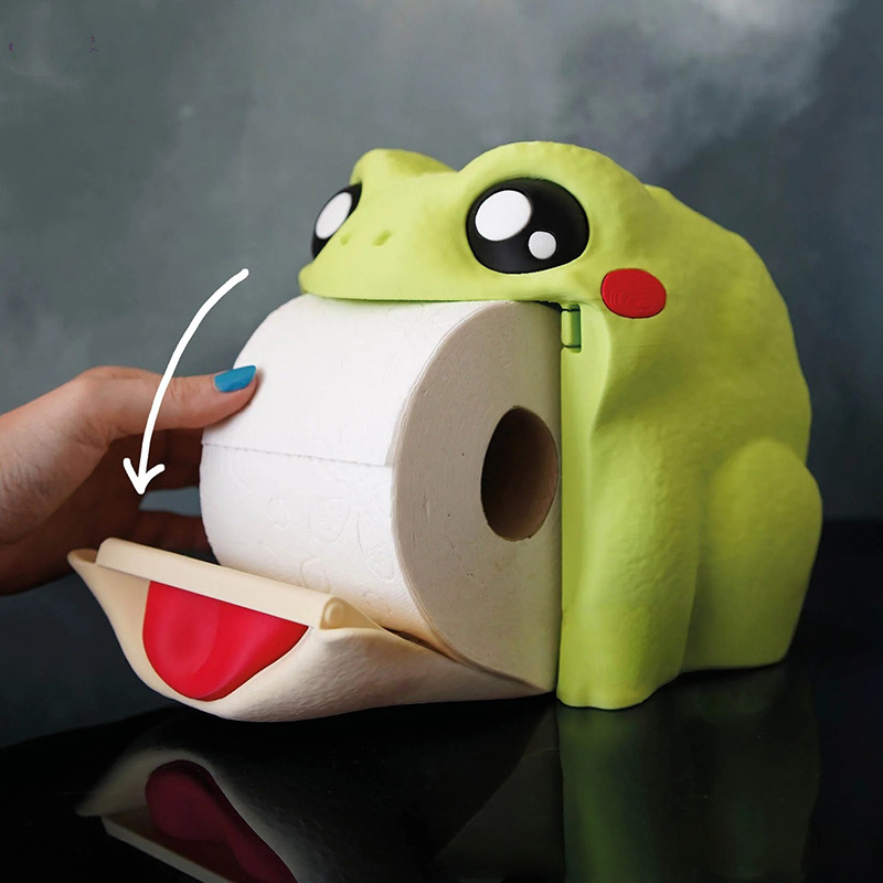 Funny Frog Tissue Box Portable - Home Bathroom Paper Towel Dispenser avis et prix