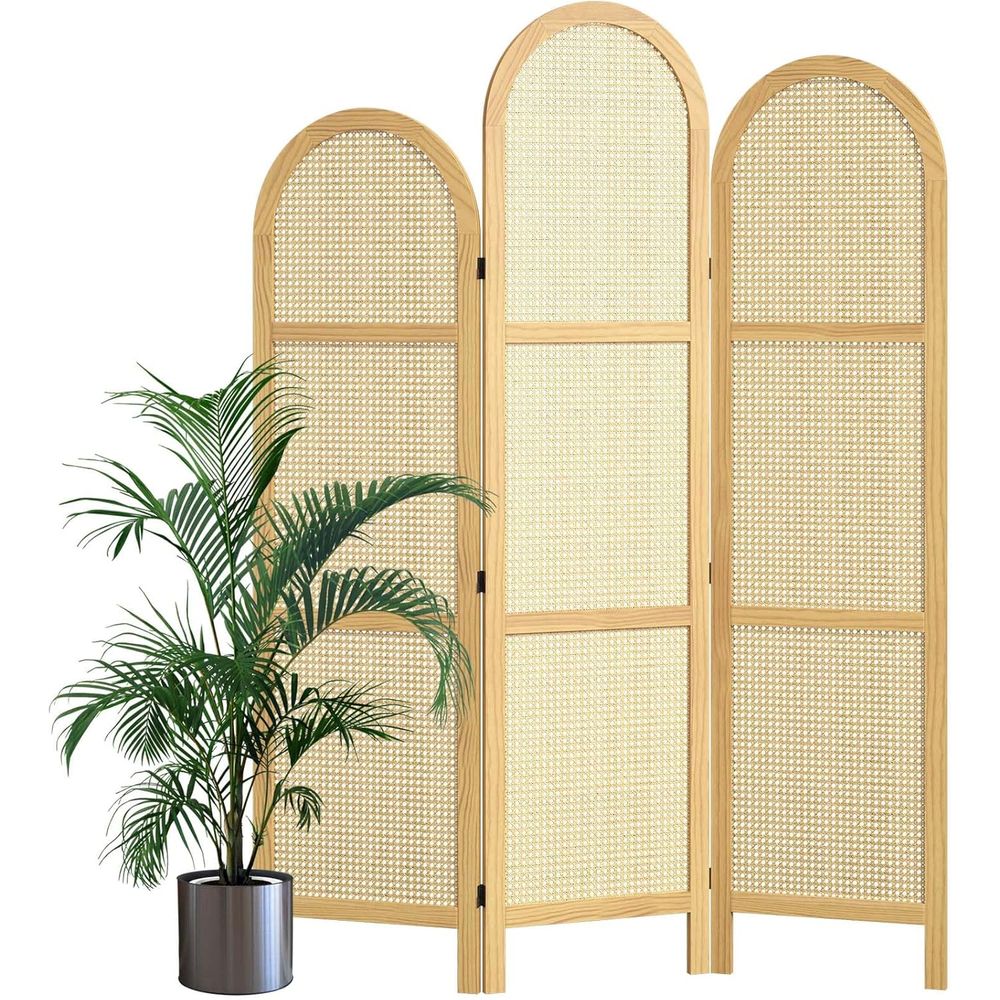 Natural Wave 3-Panel Rattan Ro - Home In Bathroom avis et prix