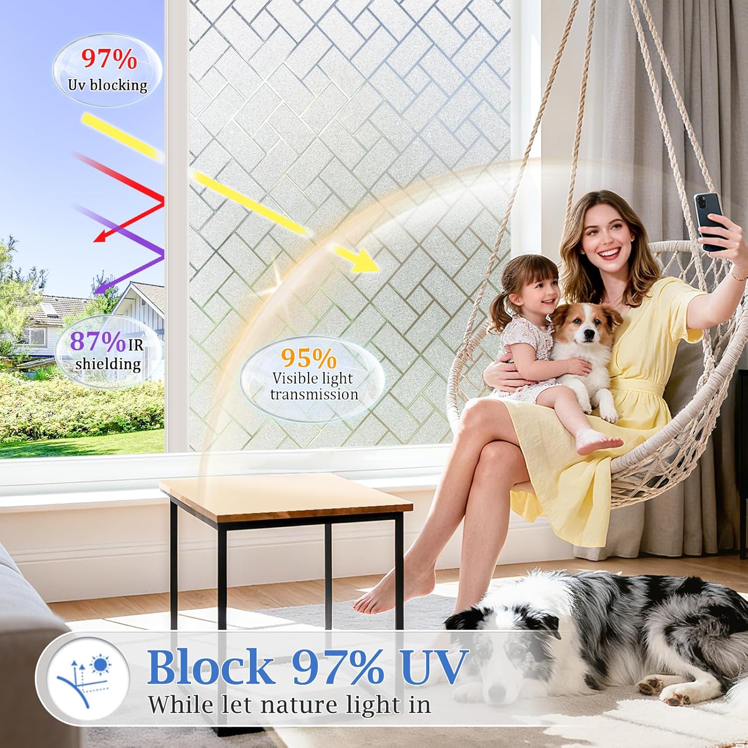 Frosted Window Privacy Film St - Home In Bathroom avis et prix