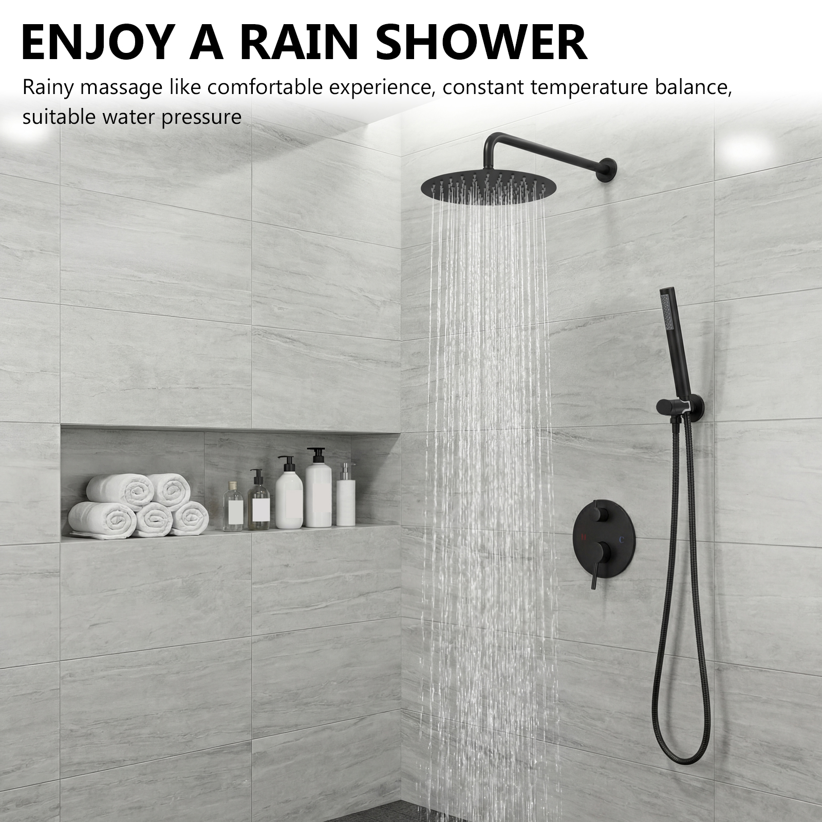 Ceiling Rainfall Shower Head S - Home In Bathroom avis et prix