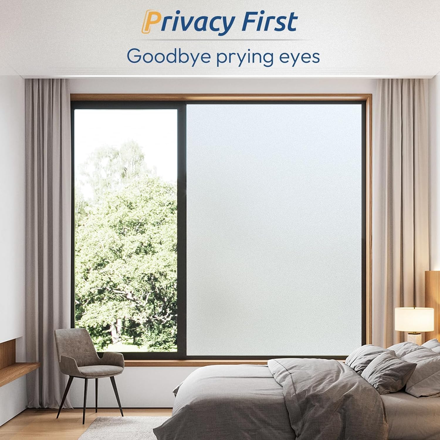 Frosted Window Privacy Film, S - Home In Bathroom avis et prix