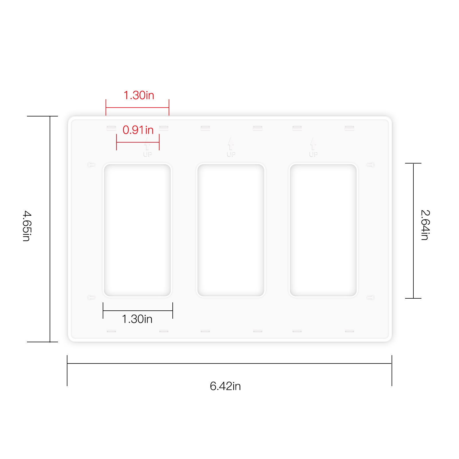 US、EU Type Switch Panel 2/3/4  - Bathroom Home Improvement avis et prix