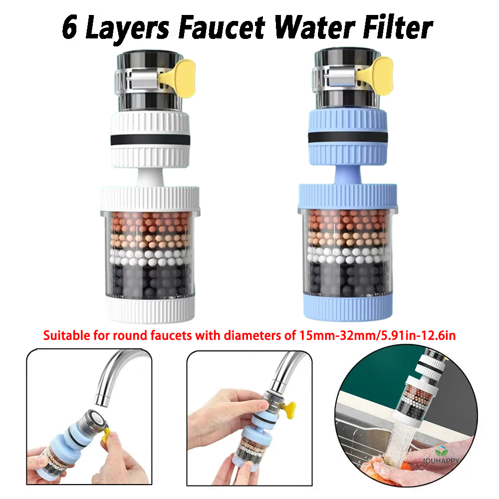 6 Layers Faucet Water Filter U - Home In Bathroom avis et prix