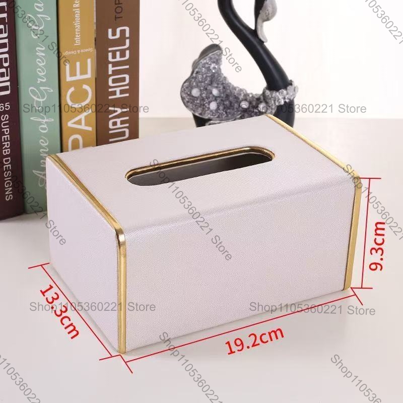Luxury Marble Texture PU Leath - Home Bathroom Paper Towel Dispenser avis et prix